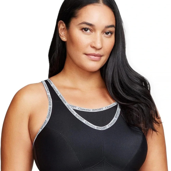 Glamorise Women's No-bounce Camisole Sports Bra
Wirefree #1066
Glamorise 50D - Picture 3 of 13